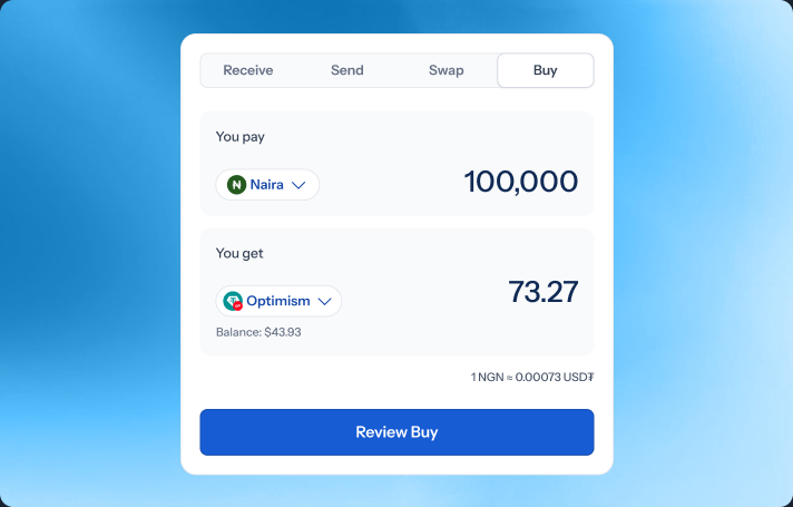 Enta buy widget converting naira in a few taps